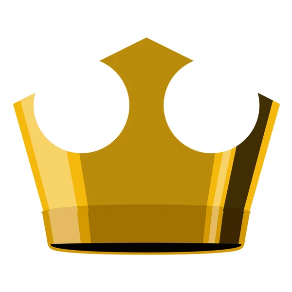 Ícone da coroa dourada — Vetor de Stock