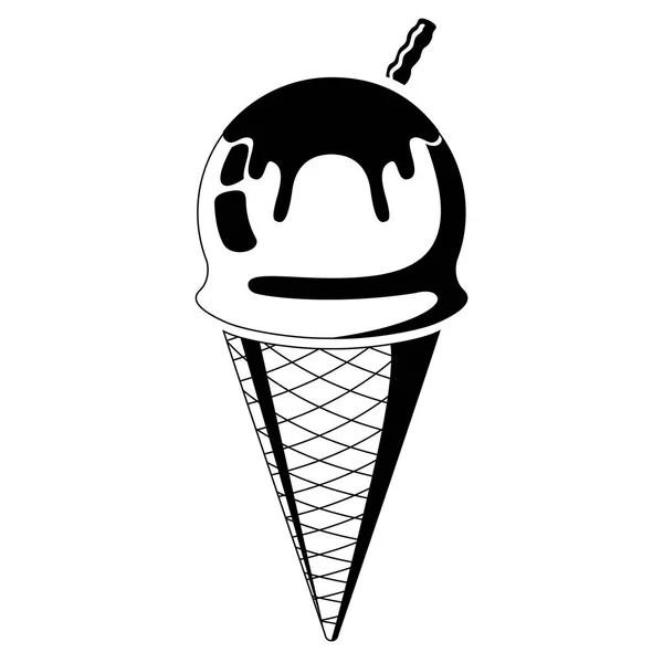 Ice cream icon — Stock Vector