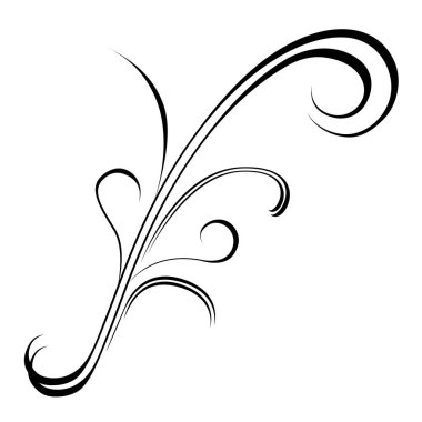 İzole edilmiş arabesk deseni