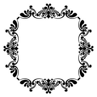 İzole edilmiş arabesk deseni