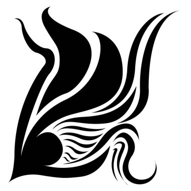 İzole edilmiş arabesk deseni