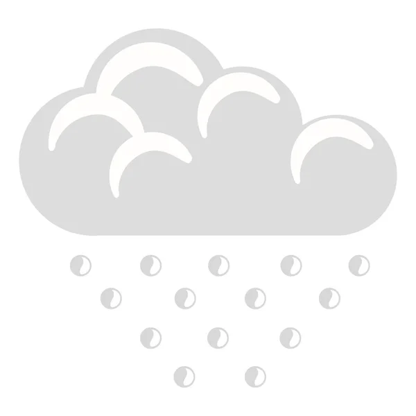 Vereinzelte Regenwetter-Ikone — Stockvektor