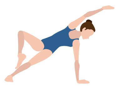 Yoga yapan kız
