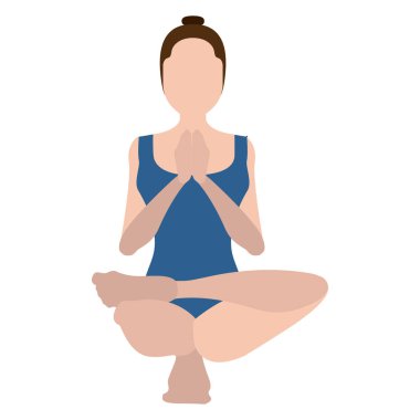 Yoga yapan kız