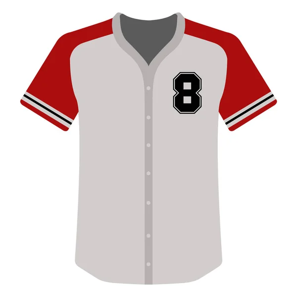 Baseball shirt ikona — Wektor stockowy