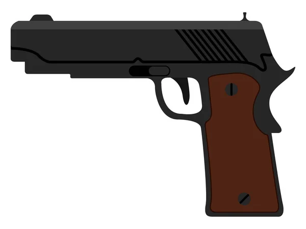 Icona arma da fuoco isolata — Vettoriale Stock