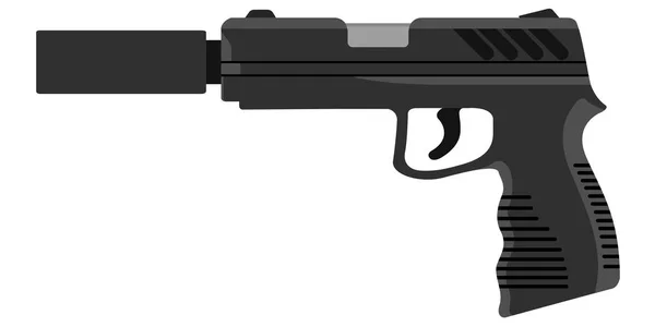 Значок ізольованих вогнепальної зброї — стоковий вектор