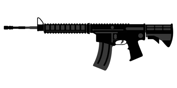 Isolée icône d'arme à feu — Image vectorielle