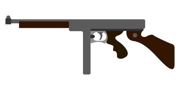 Isolée icône d'arme à feu — Image vectorielle