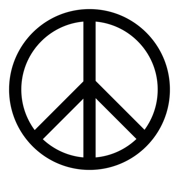 Béke szimbólum ikon — Stock Vector