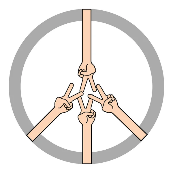 Symbol des Friedens — Stockvektor