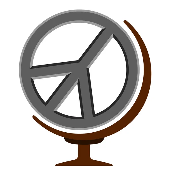 Peace symbol icon — Stock Vector