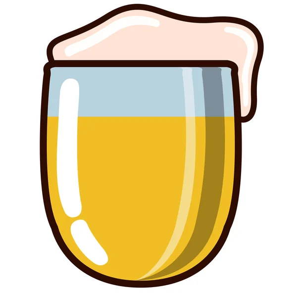 Bier glas icoon — Stockvector
