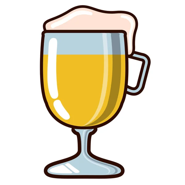 Εικονίδιο κύπελλο μπύρας — Διανυσματικό Αρχείο