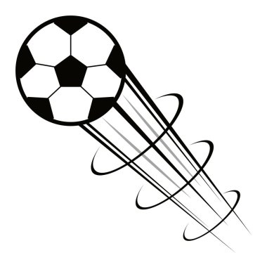 İzole edilmiş futbol topu