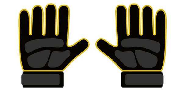 Keeper handschoenen pictogram — Stockvector