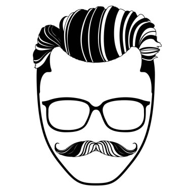 İzole hipsterman avatar