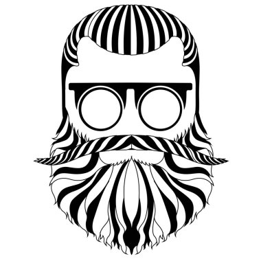 İzole hipsterman avatar