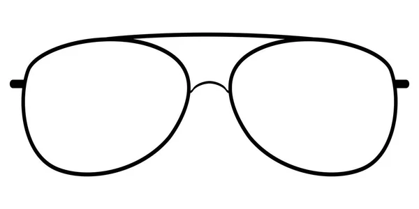 Ayrı gözlük görüntüsü — Stok Vektör