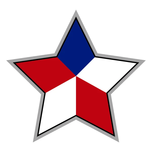 Emblema americano aislado — Vector de stock
