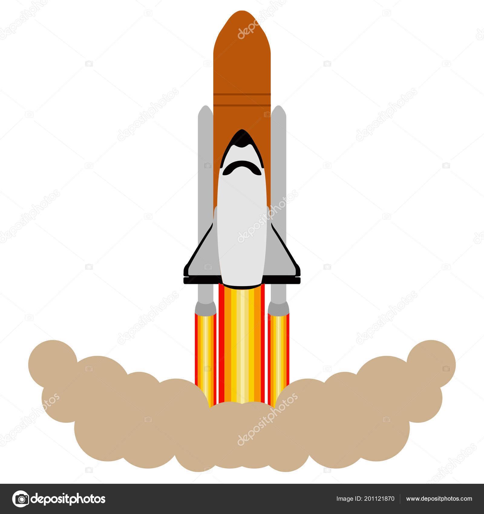 Rocket Taking Off Vector Image By C Laudiseno Vector Stock Rocket Taking Off Vector Image By C Laudiseno Vector Stock