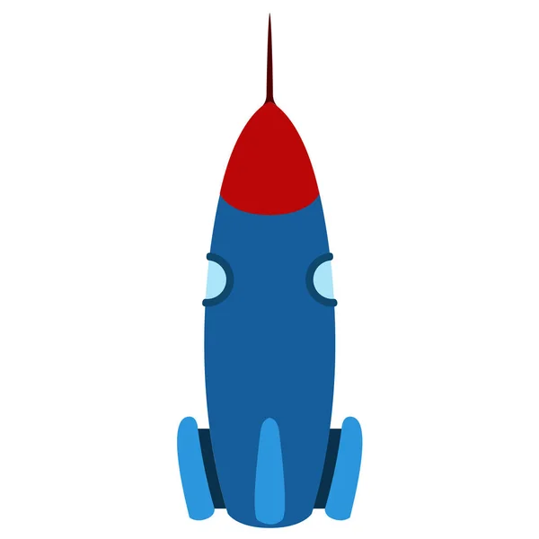 Isolated rocket icon — Stock Vector