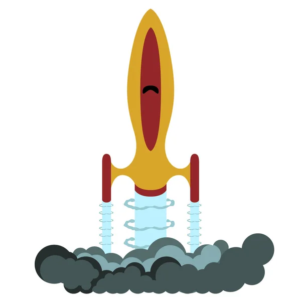 ロケットの打ち上げ — ストックベクタ