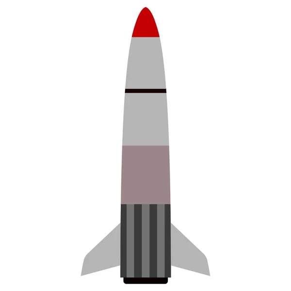 Izolowana ikona rakiety — Wektor stockowy
