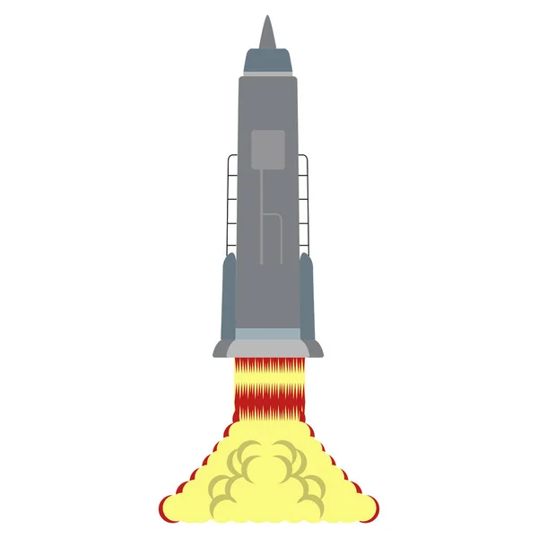 ロケットの打ち上げ — ストックベクタ