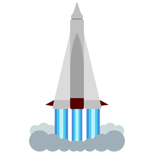 Взлет ракеты — стоковый вектор