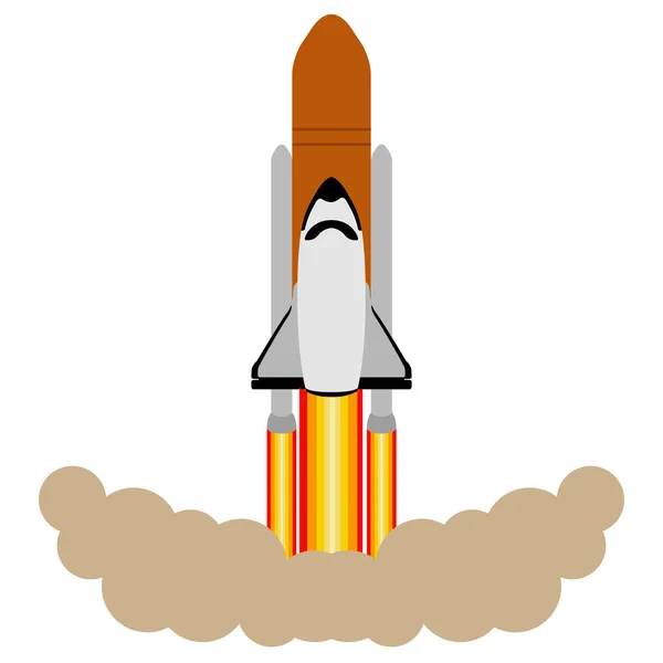 Décollage de fusée — Image vectorielle