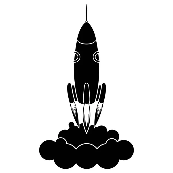 火箭起飞 — 图库矢量图片