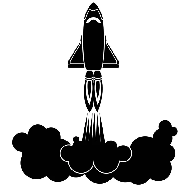 Raketa sundala — Stockový vektor