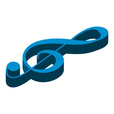 İzometrik tiz nota anahtarı nota