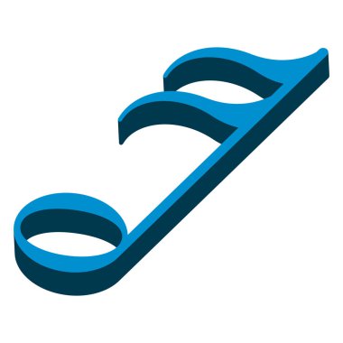 İzometrik on altıncı müzik notası