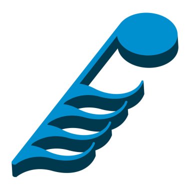 İzometrik altmış dördüncü müzik notası