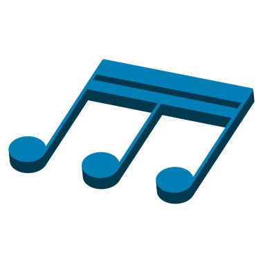 İzometrik on altıncı nota. Kirişli Not