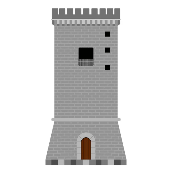 Πύργος εικόνα κάστρο — Διανυσματικό Αρχείο