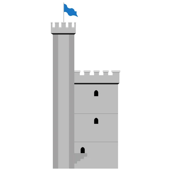 Obraz wieża zamek — Wektor stockowy