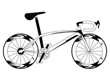 Yarış Bisiklet siluet