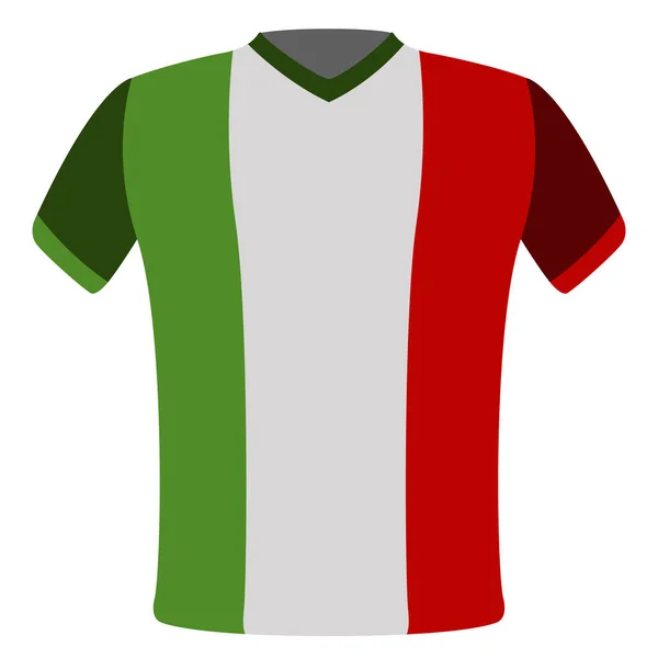 Flagge T-Shirt von Italien — Stockvektor