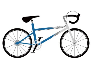 Racing bicycle icon clipart