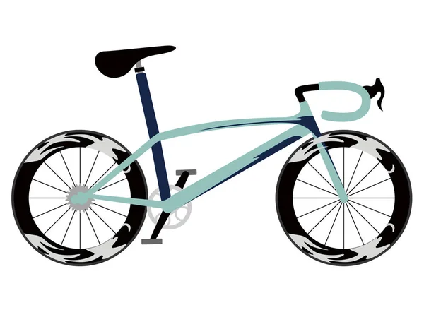 Icono de bicicleta de carreras — Vector de stock