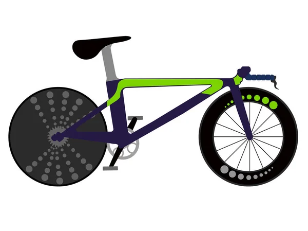 Yarış bisikleti simgesi — Stok Vektör
