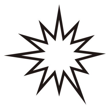 Boş komik konuşma balonu izole. Vektör çizim tasarım