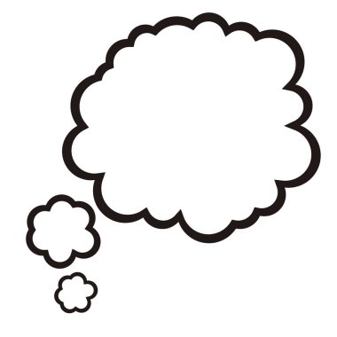 İzole boş komik konuşma balonu