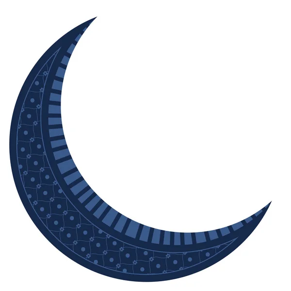 Abstract moon. Ramadan kareem concept — Stock Vector