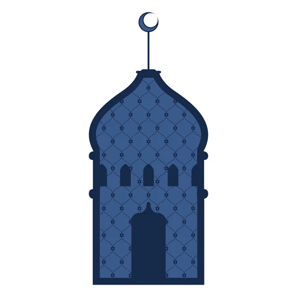 Abstrakter arabischer Tempel. ramadan kareem — Stockvektor