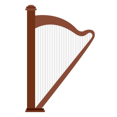 İzole arp müzik aleti