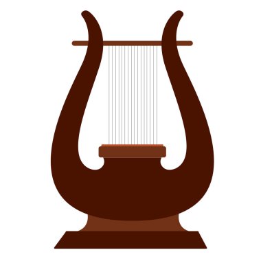 İzole arp müzik aleti